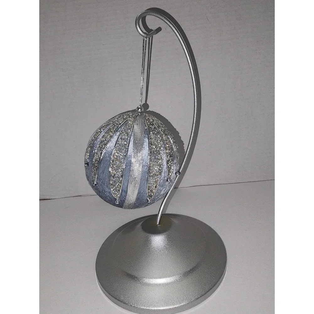 Beautiful‎ beaded velvet Christmas Tree Ornament